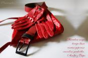 Red accessories